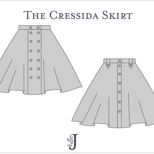 Cressida Skirt Ladies PDF Sewing Pattern Multi Size 6 to 20 - Etsy