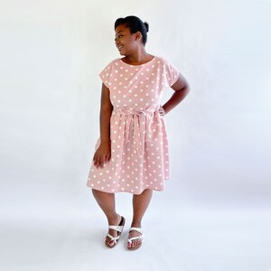 Curve Sizes: The Isla Back Wrap Dress Women's PDF Sewing Pattern Size 16 to 34, C to F cups image 3