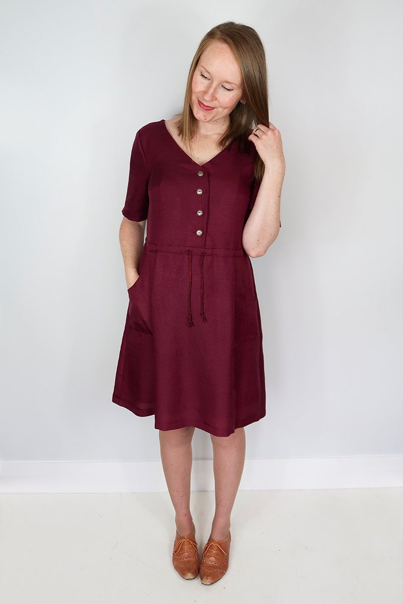 The Quincy Dress Women's PDF Sewing Pattern Size 6 to 24 A Etsy