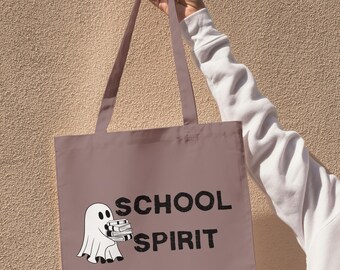 School Spirit Ghost PNG – Téléchargement numérique pour les amoureux des livres pour la rentrée