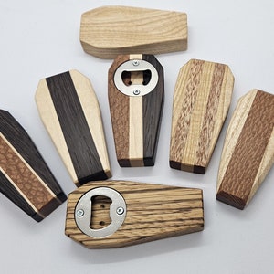 Gift for him gift bottleopener handmade gift anniversary handmade from wood bottleopener Handmade Wooden Bottle Opener exotic wood opener