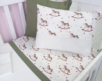 Personalized Baby Duvet Cover Set: 100% Cotton Bedding