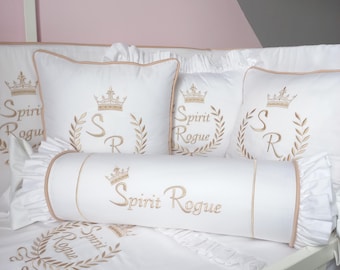 Personalized Baby Duvet Cover Set: 100% Cotton 3-Piece Bedding