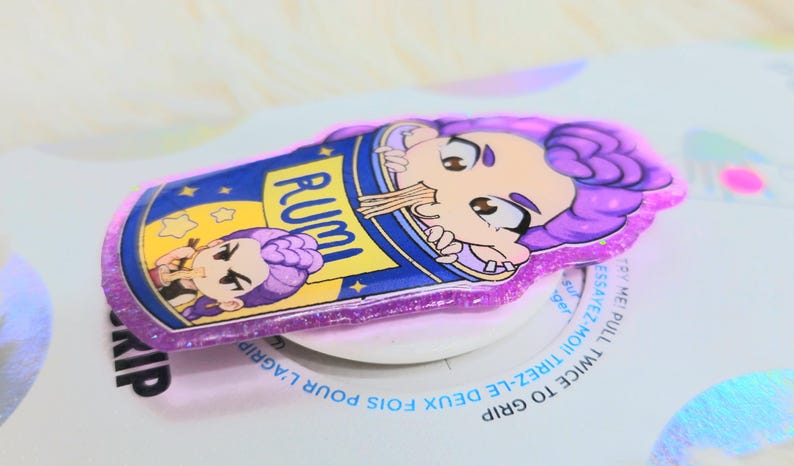 Popsocket Hunters Rumi Popsocket Phone Grip: K-pop Demon Hunters Ramen Cup Design - Etsy
