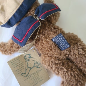 Vintage BOYDS BEARS Navy Sailor Outfit Articulated Teddy image 5