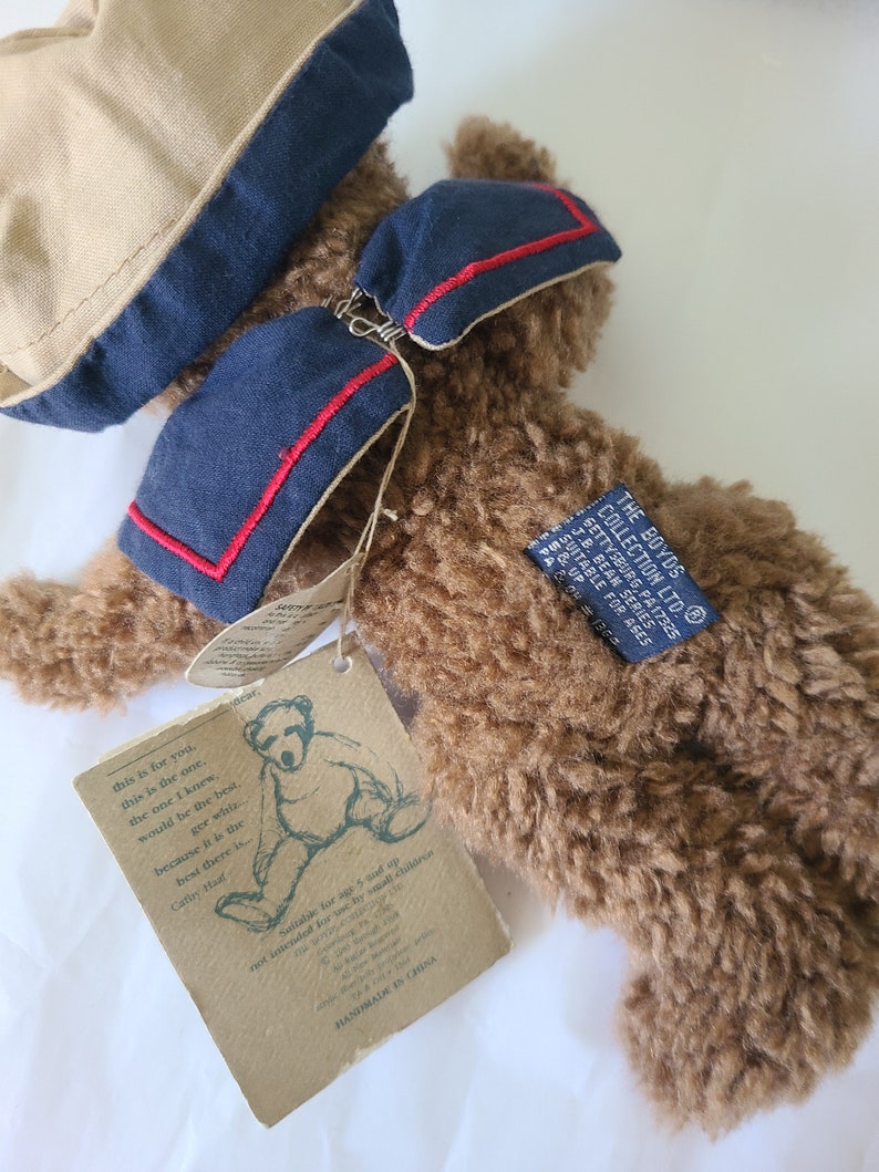 Vintage BOYDS BEARS Navy Sailor Outfit Articulated Teddy image 5