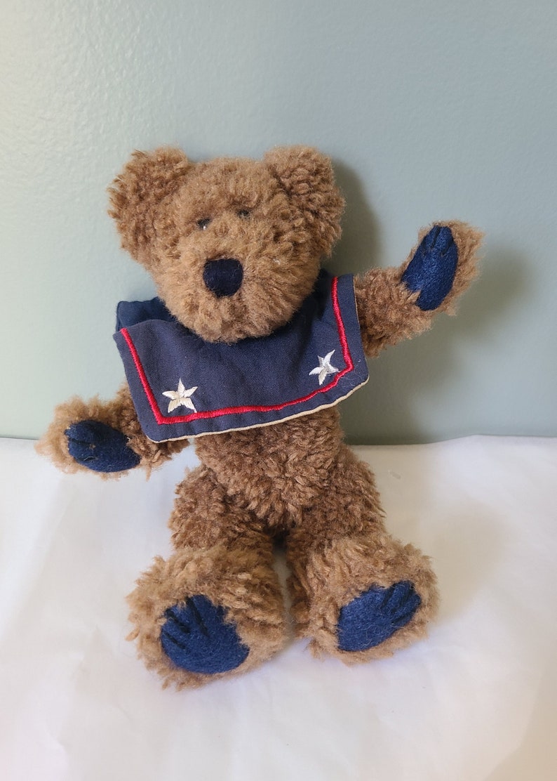 Vintage BOYDS BEARS Navy Sailor Outfit Articulated Teddy image 1