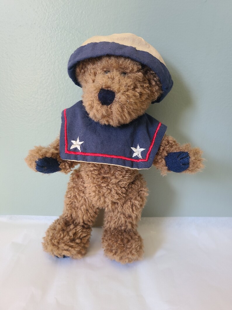 Vintage BOYDS BEARS Navy Sailor Outfit Articulated Teddy image 10