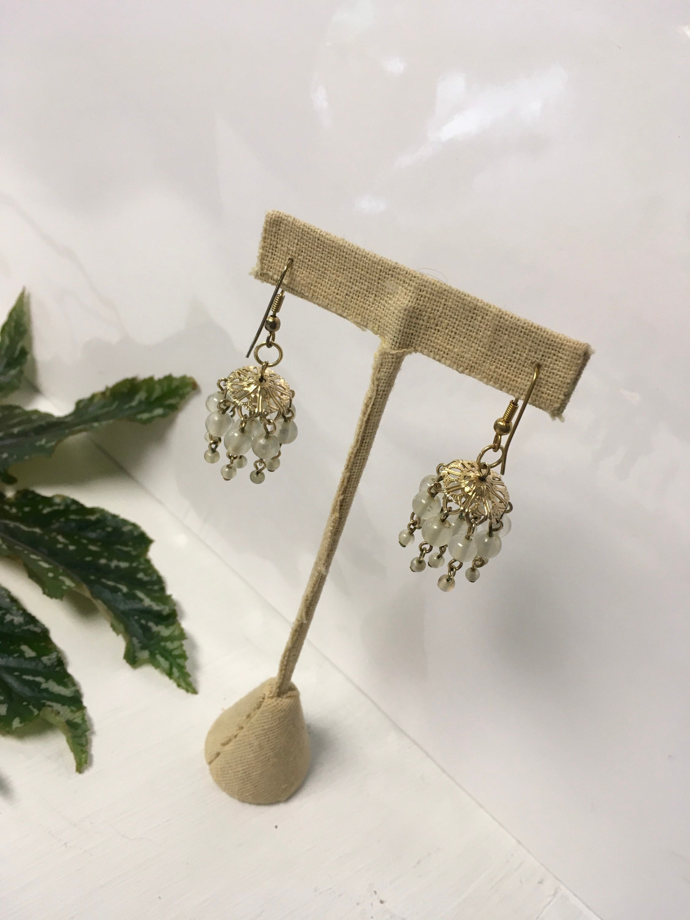 UPCYCLED DIAMOND DANGLE EARRINGS – The Chandelier Rose Boutique