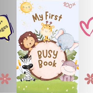 Fun & Educational Busy Book for Kids |Activity Book |Homeschool Printable | Toddler Learning Binder | Montessori Materials | Kids Quiet Book
