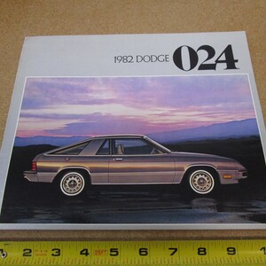 vintage 1982 Dodge 024 Charger sales brochure 8 pg Original literature