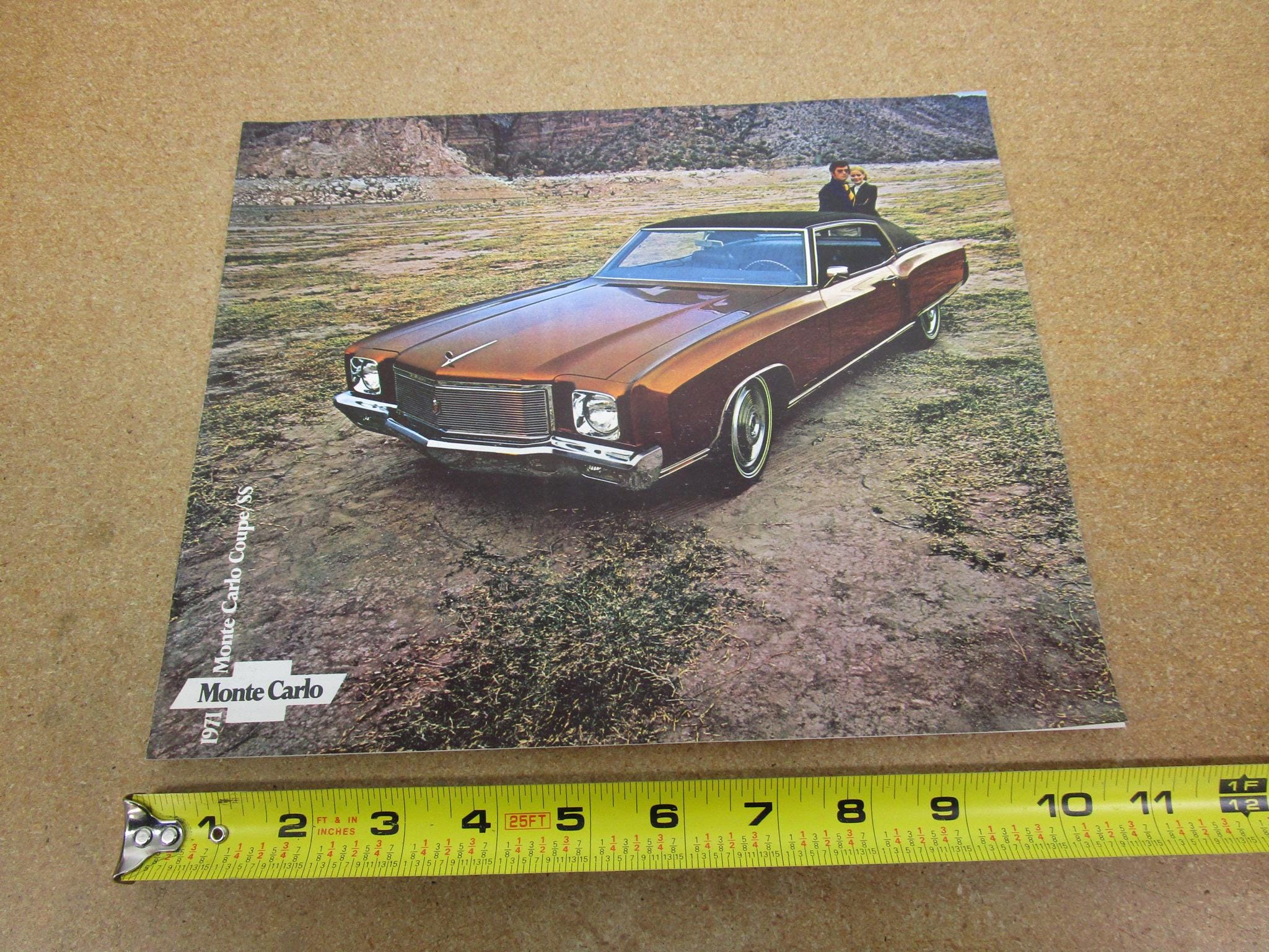 vintage 1971 Chevrolet Monte Carlo sales brochure 12 page Original literature car