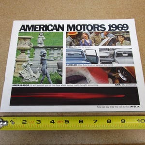 ヴィンテージ 1969 AMC Rebel AMX 販売パンフレット 48 ページ オリジナル文献 Rambler Javelin