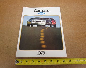 vintage 1979 Chevrolet Camaro Z28 Sport sales brochure 16 page Original literature car