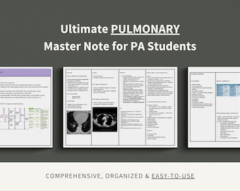 Guia de Estudo de Pneumologia, Assistente Médico, Enfermeiro(a) Praticante, Estudante de Medicina, PANCE, PANRE