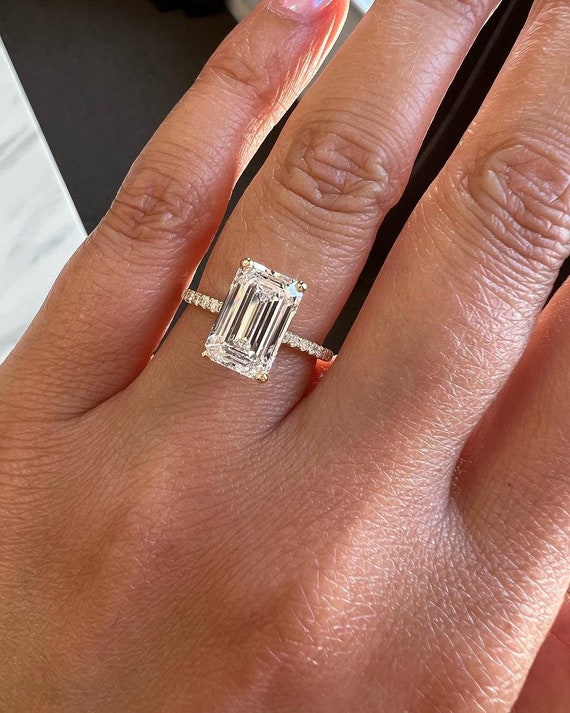 Glamira Anillos De Compra Anillo Pedida Zafiro Rectangular Zafiro