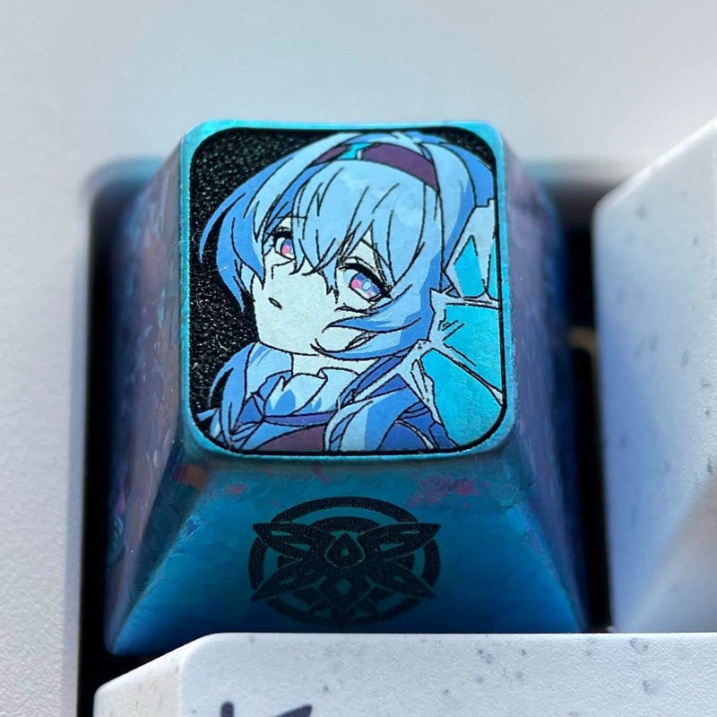 Titanium Keycaps Anime - Etsy