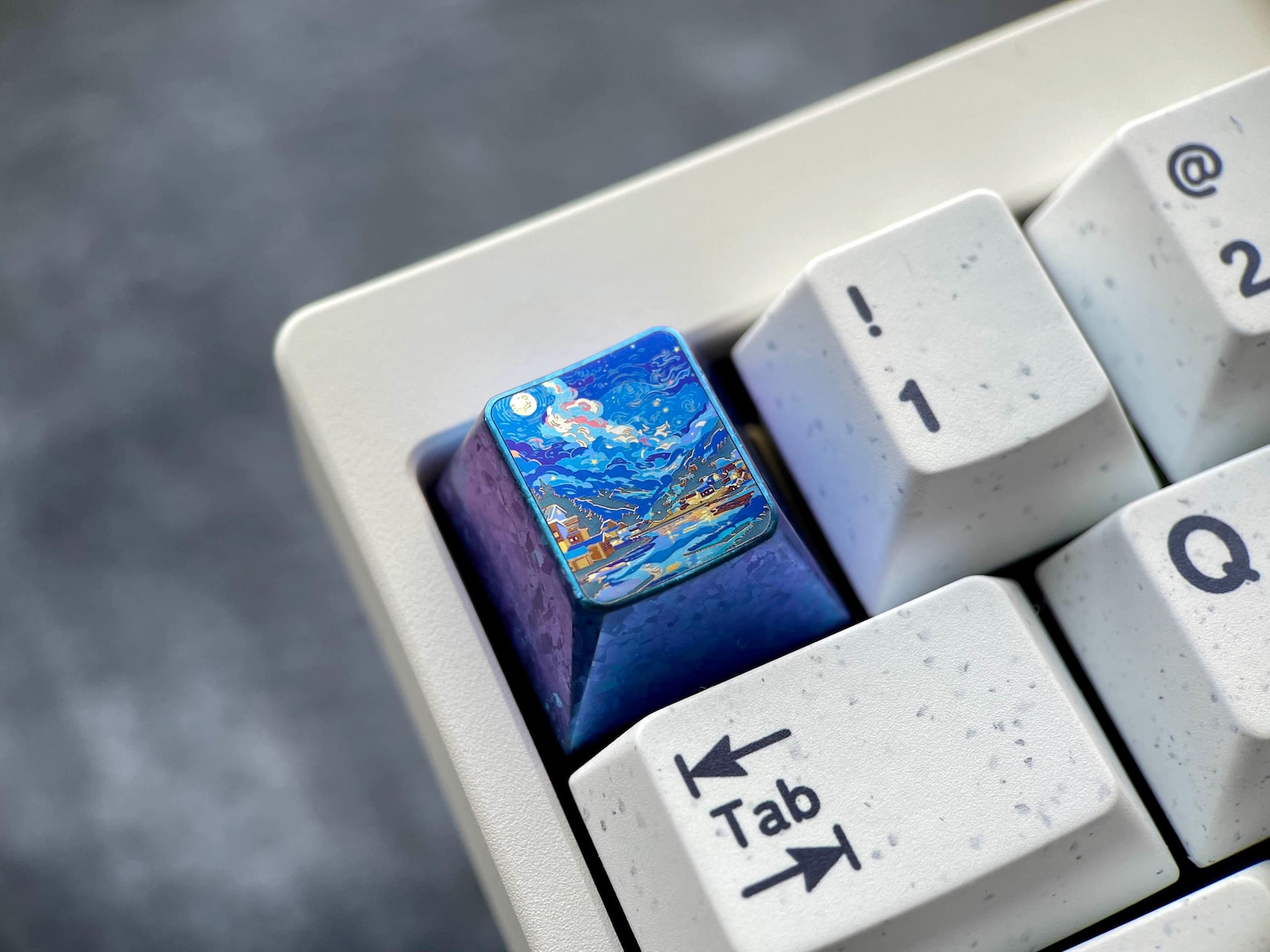 Custom Metal Artistic Color Cherry Keycaps