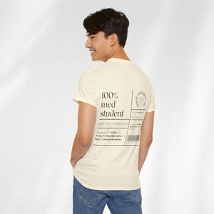 Med Student Label T-shirt, Medical School Tee, Doctor in Training Shirt ...