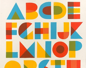 Alphabet Poster