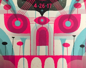 Moon Duo Silkscreen Gigposter