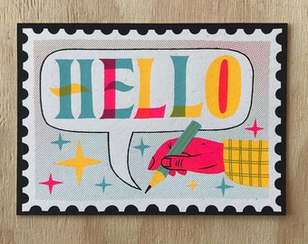Hello / Postcard