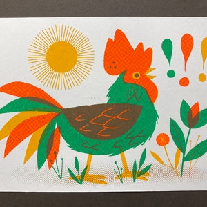 Rooster Postcard image 1