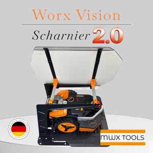 Conjunto de dobradiças de garagem Worx Vision