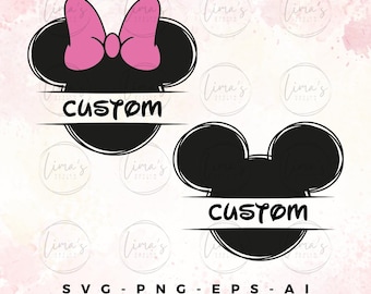 Personalized Mouse Name SVG: Family Vacation T-shirt Design (Digital Download)