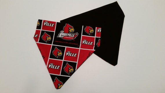 Louisville Cardinals the Ville Over the Collar Slide on Dog 