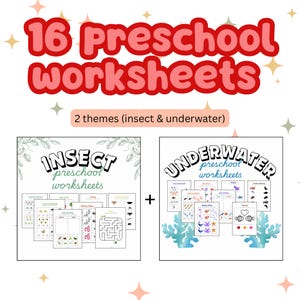 Preschool Worksheets