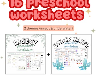 Preschool Worksheets