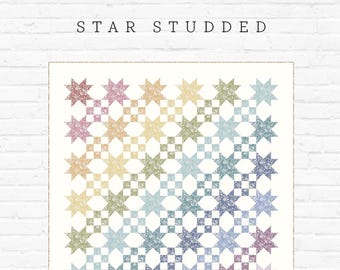 Patrón de papel con estrellas n.° 763