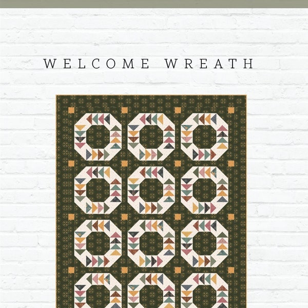 Welcome Wreath DIGITAL Pattern 756