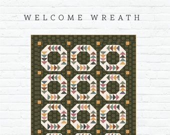 Welcome Wreath PAPER Pattern 756