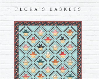 Flora's Baskets PAPER Pattern 750