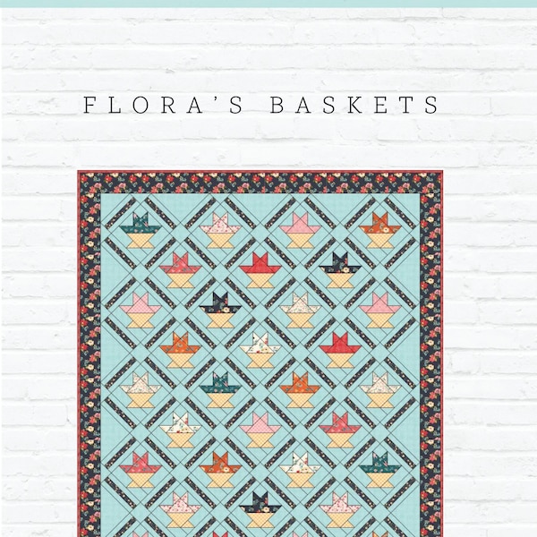 Flora's Baskets PAPER Pattern 750