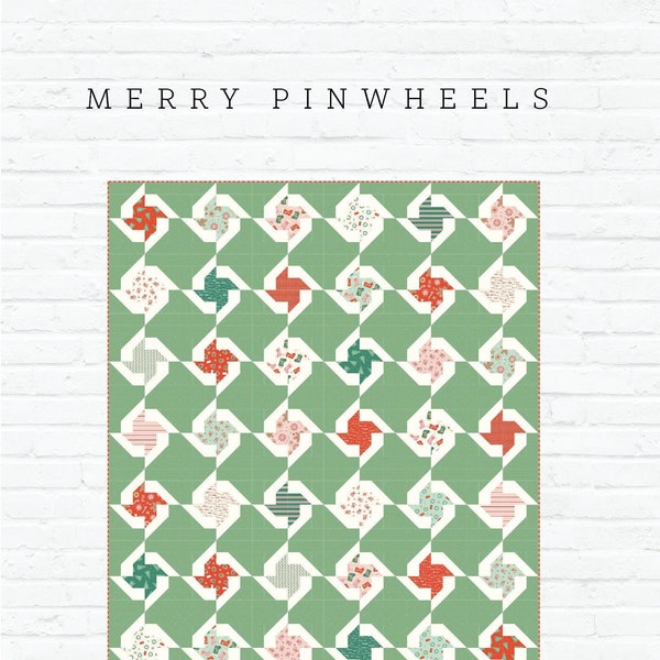 Merry Pinwheels DIGITAL Pattern #757