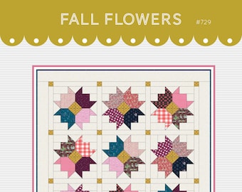 Fall Flowers Paper Pattern