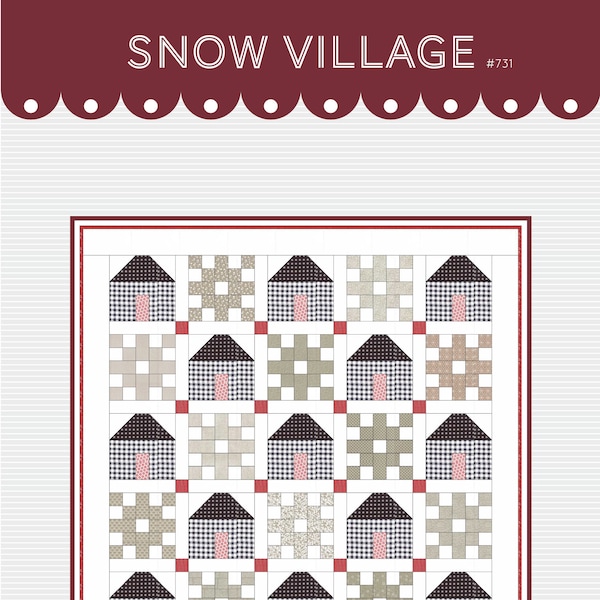 Snow Village DIGITAL Pattern