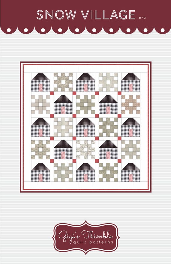 Snow Village DIGITAL Pattern