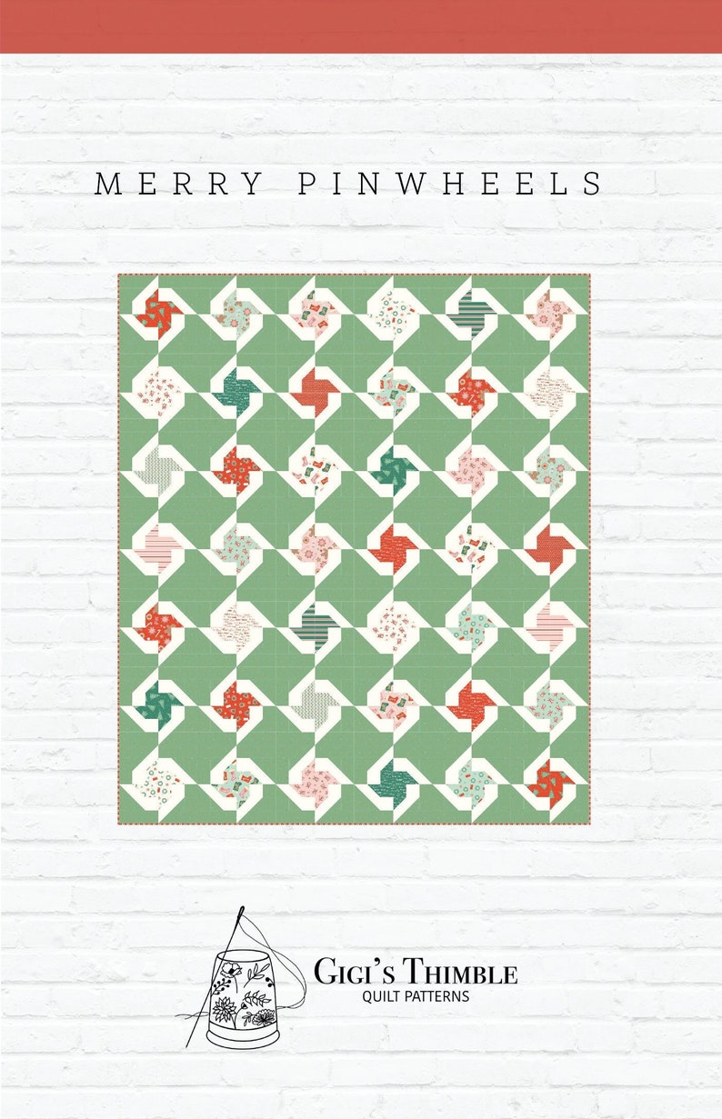 Merry Pinwheels PAPER Pattern 757 image 1