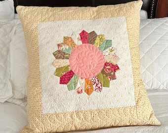 Pretty Petals Quilted Pillow Cover