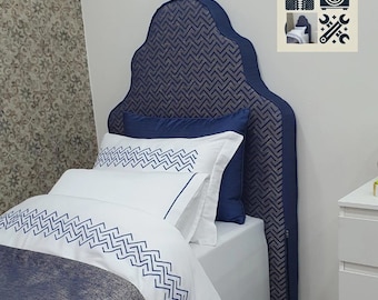 Modern Stylish Custom Headboard,Assembly-Free ,Upholstered Headboard, Bed Wall Panel, Interchangeable,Washable,Housewarming Gift