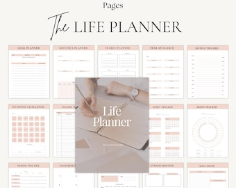 Home Management Binder for Busy Moms | Family Organization Planner | Household Binder Printable | A4 A5