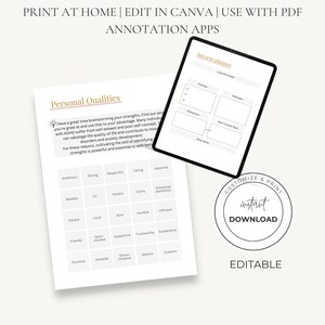 Neurodivergent Planner | ADHD Workbook | Executive Function Toolkit | Canva PDF