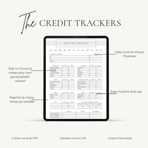 Budget Planner Printable Templates | Money Saving Binder | Personal Finance Tracker | PDF A4 A5 Canva