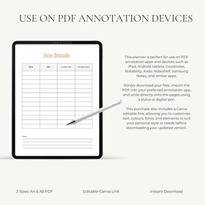 Neurodivergent Planner | ADHD Workbook | Executive Function Toolkit | Canva PDF