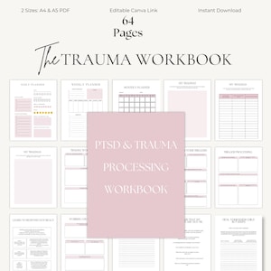 Shadow Work Journal & Inner Child Healing Workbook | Trauma Processing | A4 A5 Canva