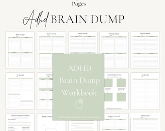 Pacote de Planejamento para Desabafo | Planejador para Neurodivergentes | Planejador de Vida para TDAH | PDF A4 A5 Editável no Canva